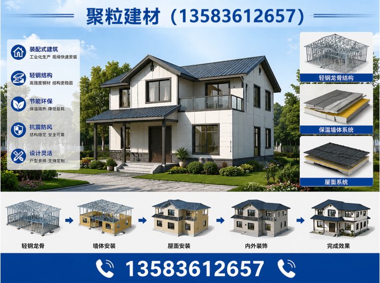 临朐县装配式轻钢房屋展示图
